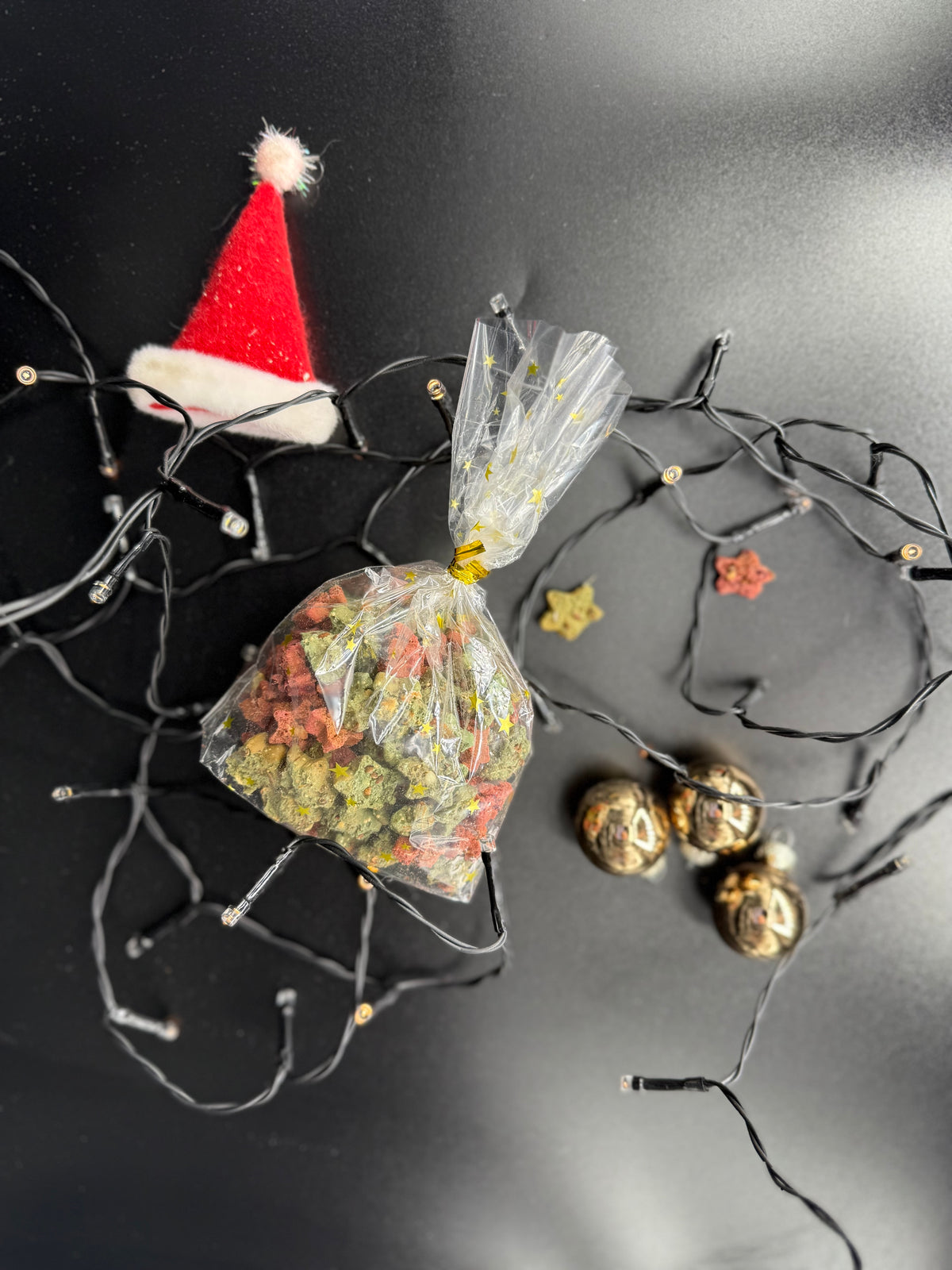 leckerlis wauhnachten, gemüse- lammsterne