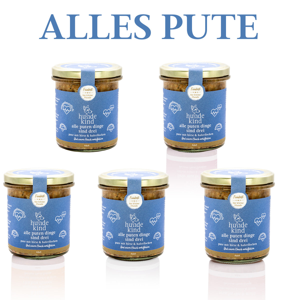 alle puten dinge sind drei, Monatsration, 12x300g