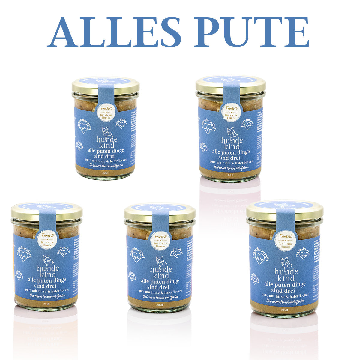 alle puten dinge sind drei, Monatsration, 20x200g