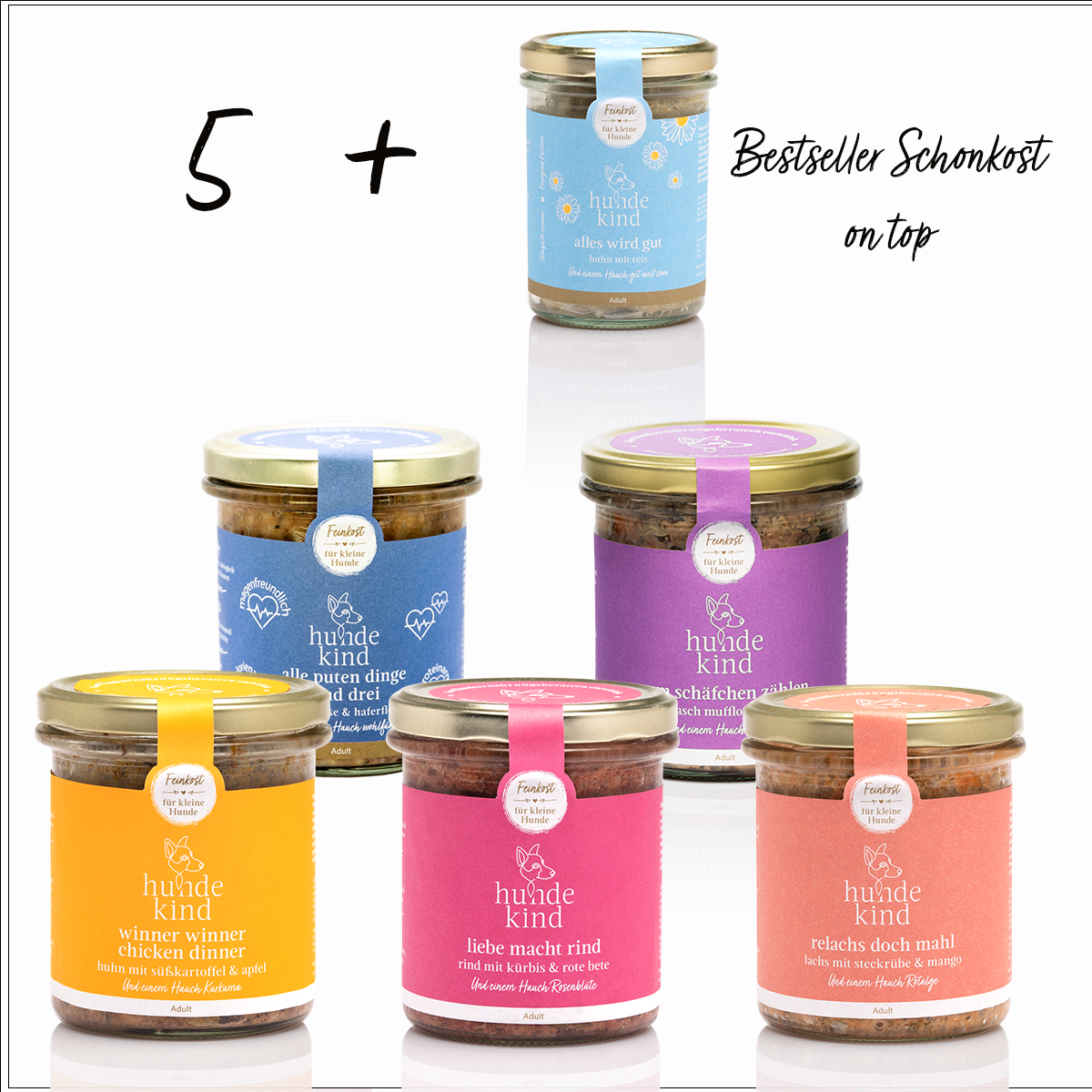 probierpaket fynito 5 x 300g plus ein bestseller for free