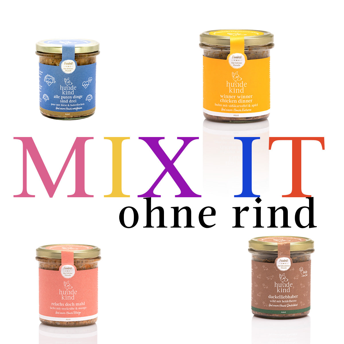 monatsration mix it 24 x 300g NEU ohne rind
